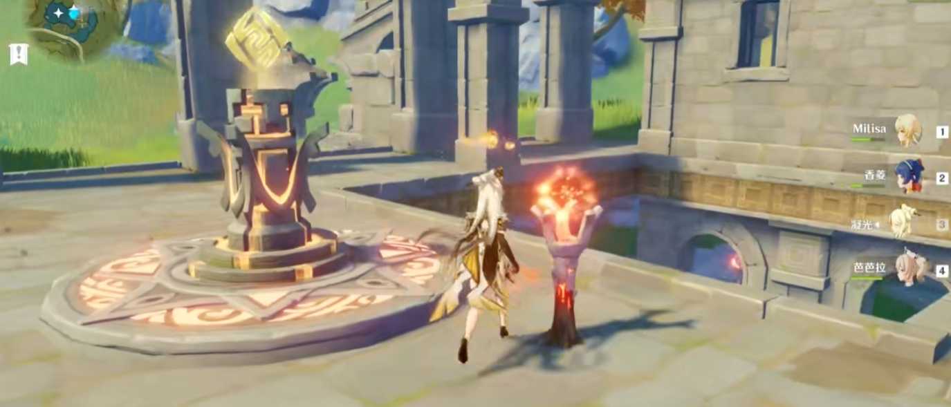 原神遁玉陵火炬在哪