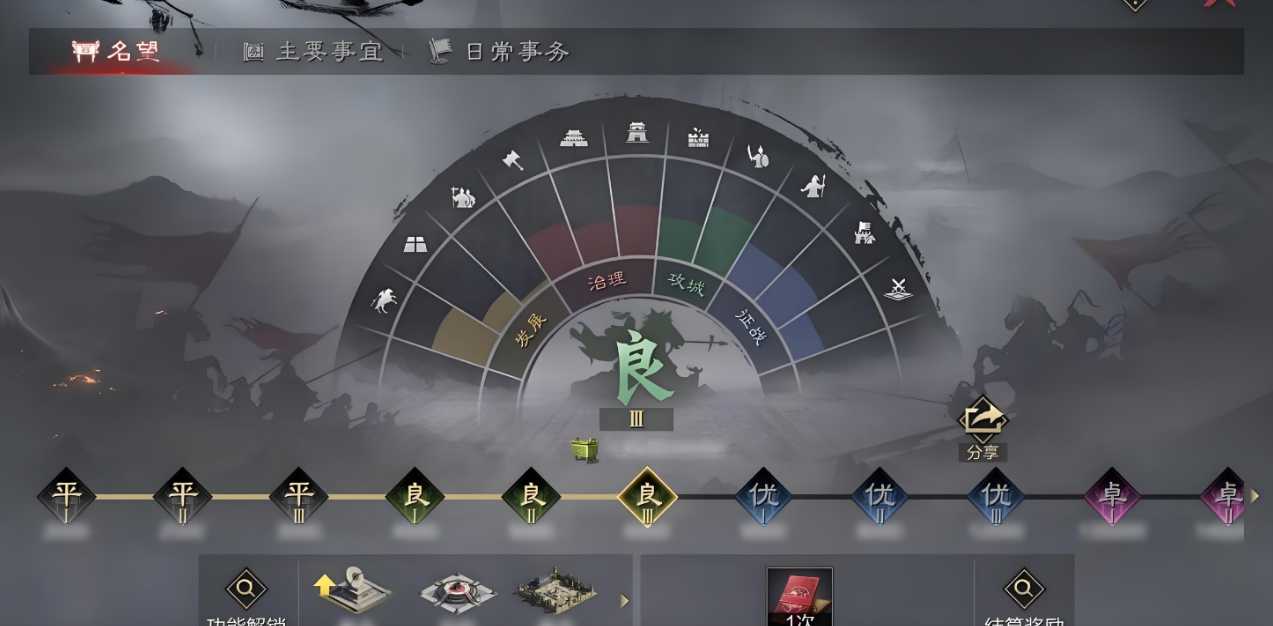 率土之滨名望提升有什么用