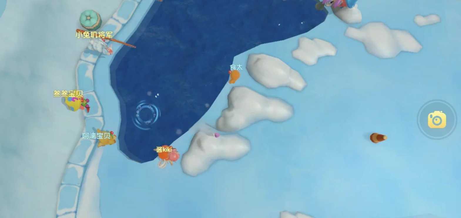 摩尔庄园冰川怎么钓雪鱼