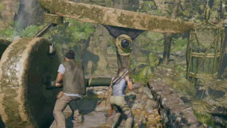 古墓丽影崛起吊桥怎么过