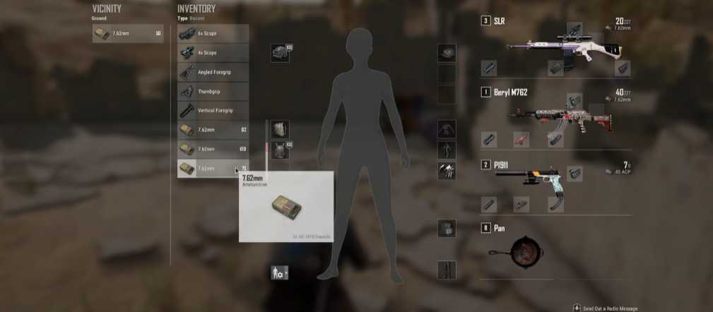 绝地求生怎么快速捡东西装备