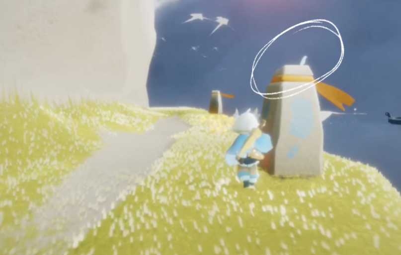 光遇如何让遇境的鸟碰到自己