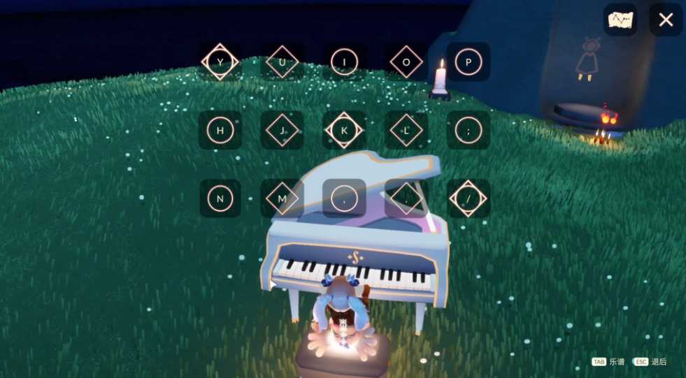 光遇的钢琴怎么玩