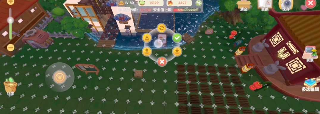 摩尔庄园怎么建水上建筑