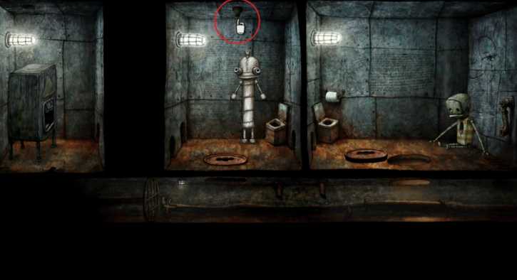 机械迷城用枪吸小狗那关怎么过