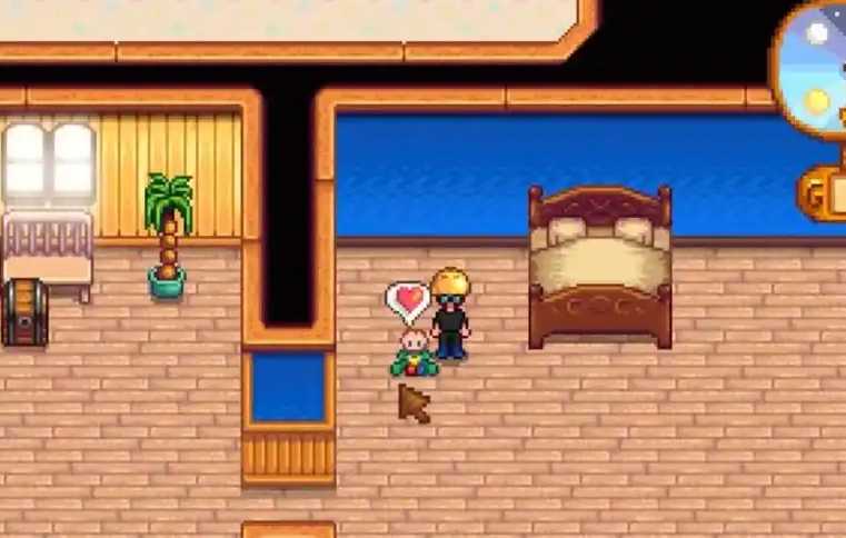 星露谷物语双人玩怎么生孩子