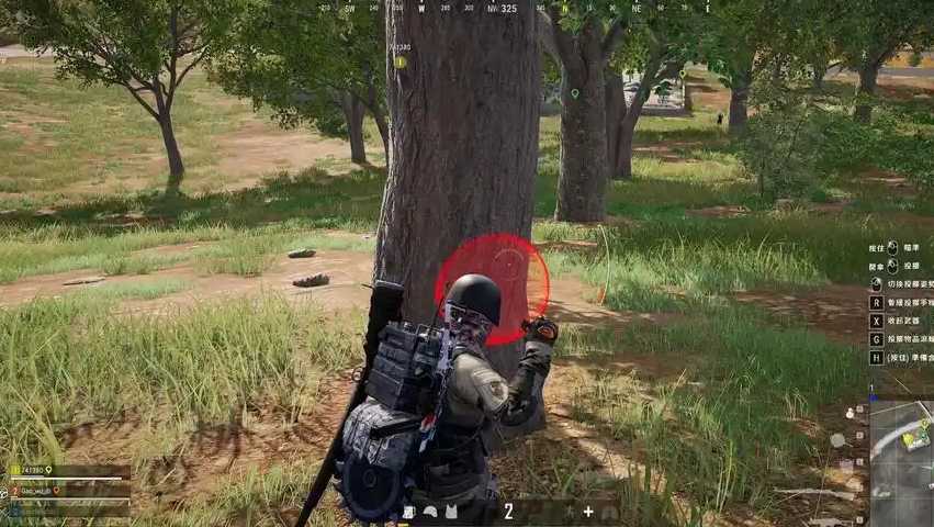 绝地求生丢雷怎么往近点