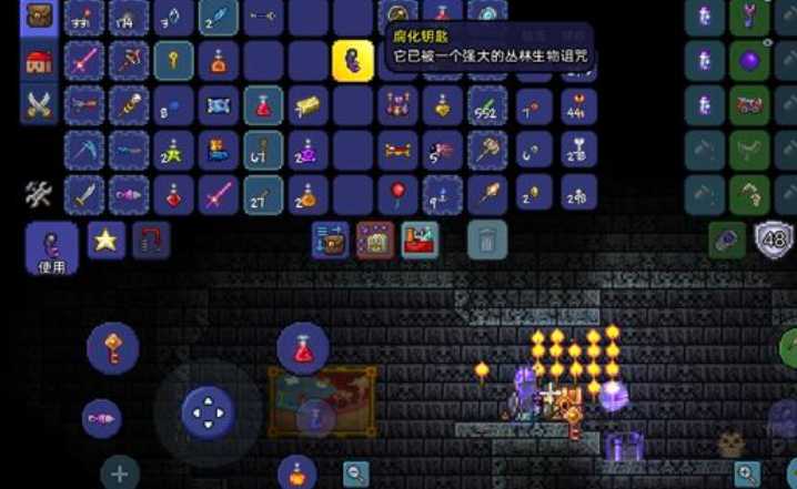 泰拉瑞亚地牢里的高级宝箱怎么开