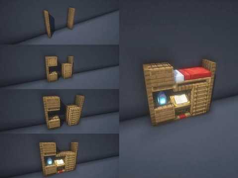 我的世界怎么做沙滩床