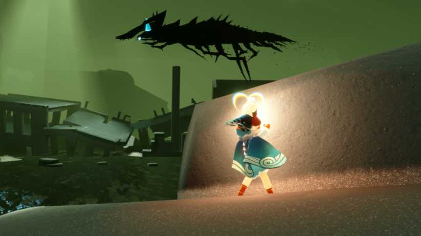 光遇里峡谷怎么面对冥龙