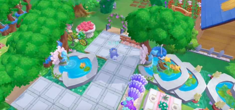 摩尔庄园大门怎么布置