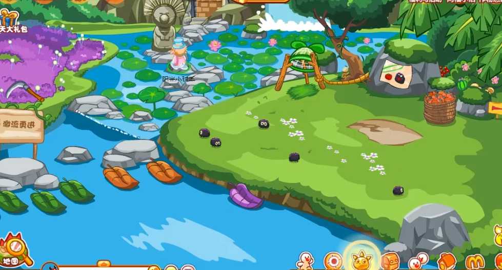 摩尔庄园训练场怎么去石门