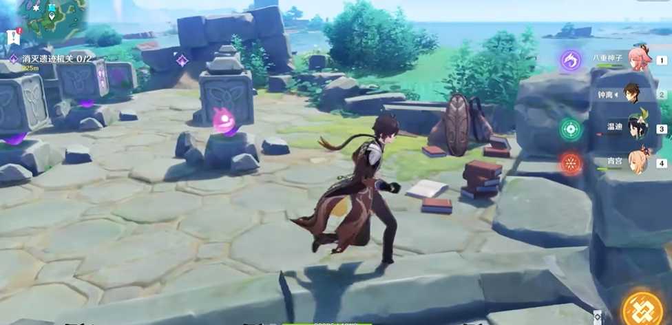 原神海祗岛8个方格怎么解