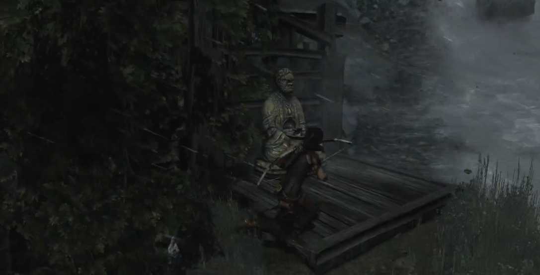 古墓丽影九第一个瀑布怎么过