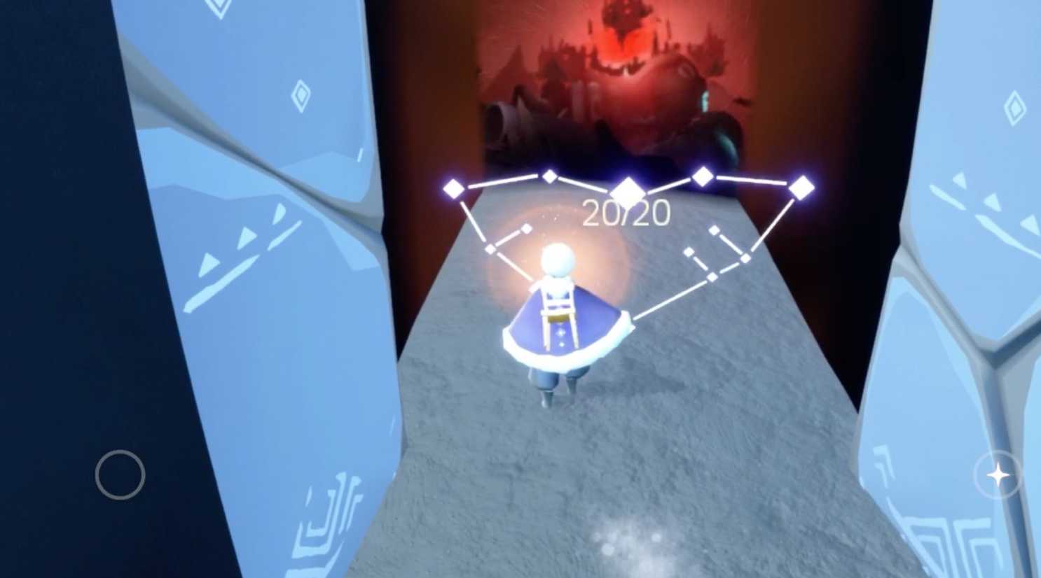 光遇中怎么飞过暴风眼