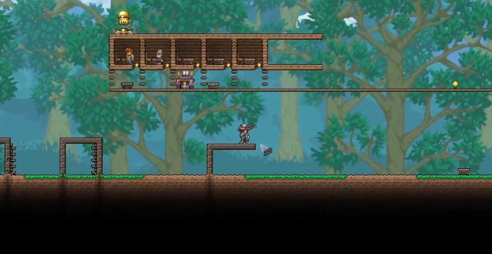 泰拉瑞亚怎么快速铺墙