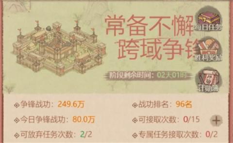 这城有良田跨域争锋低耗玩法