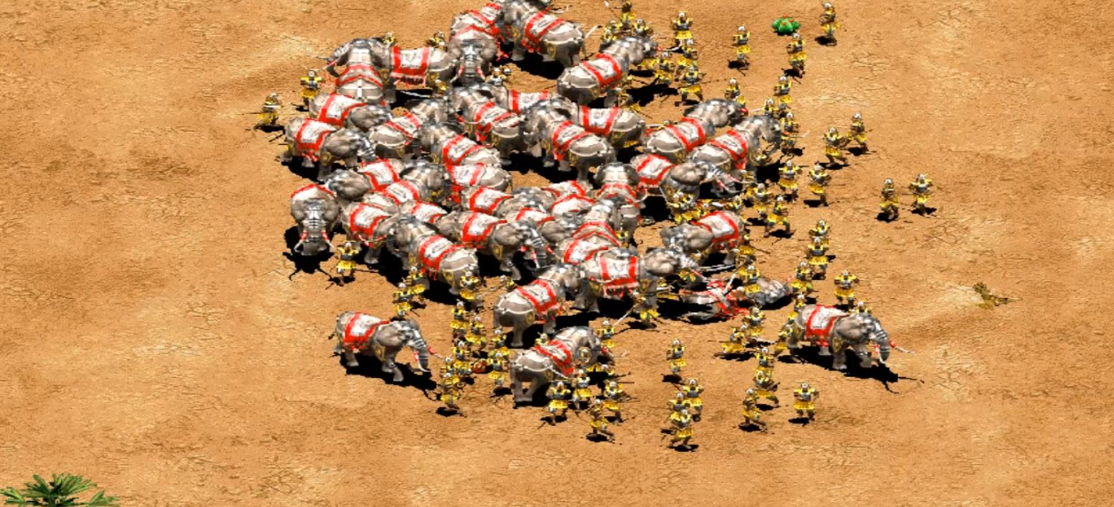 帝国时代2怎么打波斯战象兵