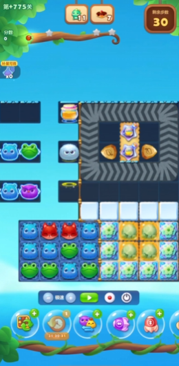 开心消消乐隐藏关775怎么过