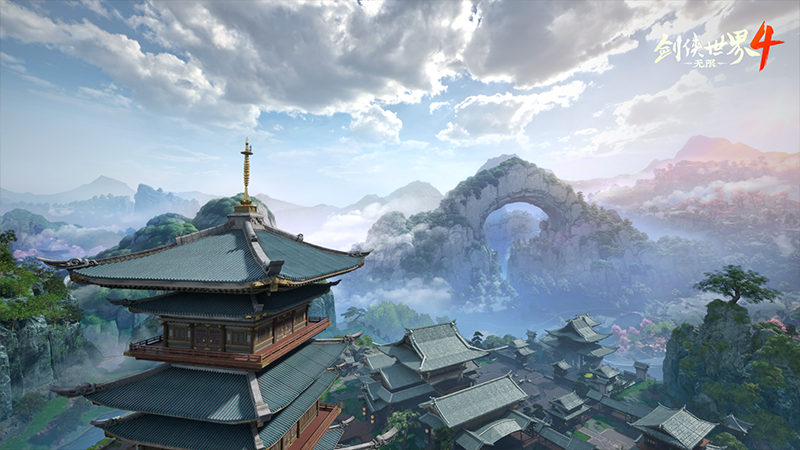 天光云影共徘徊！《剑侠世界4：无限》拟真江湖天气系统首曝