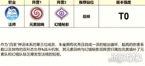 龙魂旅人朱雀阵容怎么搭配 朱雀阵容搭配攻略