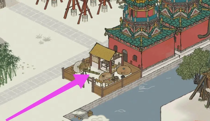 江南百景图油纸伞建在哪