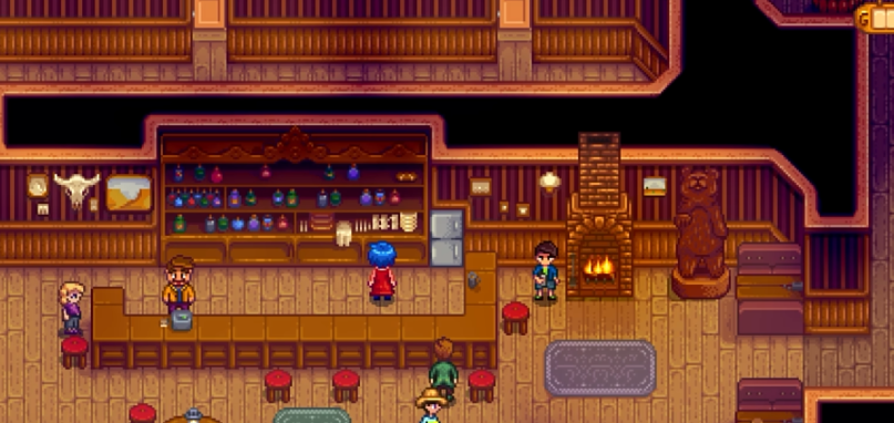 星露谷物语谢恩生日当天在哪