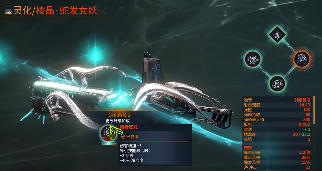 星际战甲蛇发女妖枪怎么样